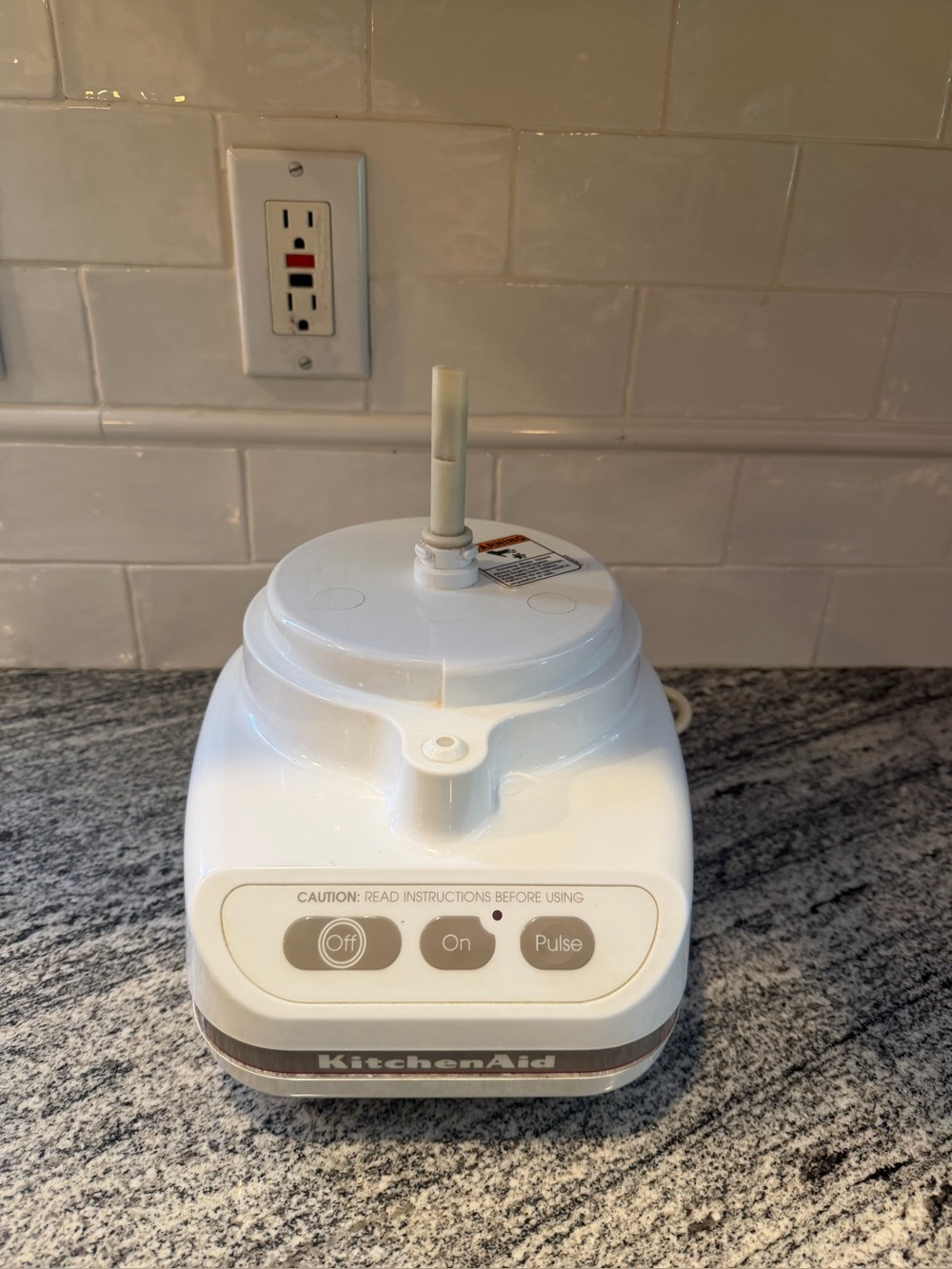 KitchenAid Food Processor KFP600 White Base Motor Only Replacement Part Tested